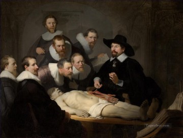 レンブラント・ファン・レイン Painting - ニコラエス・テュルプ・レンブラント博士の解剖学講義